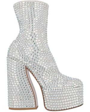Le Silla Ankle Boots Textile Fibers - Gray