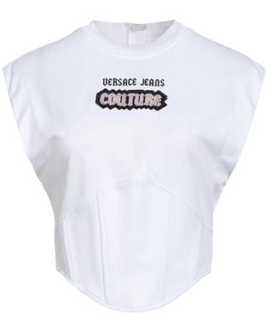 Versace Jeans Couture T-Shirt Cotton, Elastane - White