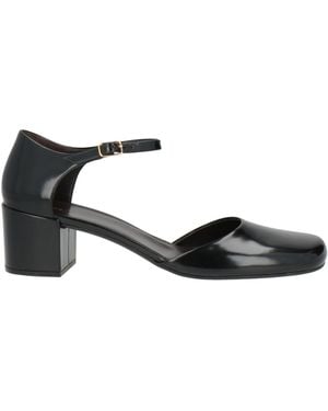 The Row Pumps Leather - Black