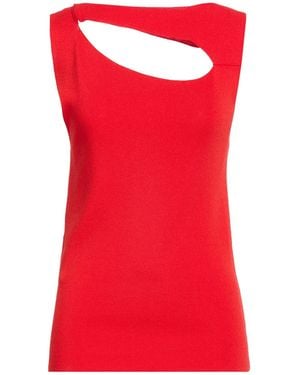 Semicouture Top Viscose, Polyamide - Red
