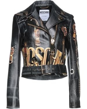 Moschino Jacket Sheepskin - Black