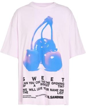 Jil Sander T-Shirt Cotton - White