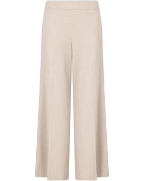 Le Tricot Perugia Sand Pants Viscose, Polyester, Polyamide, Elastane - White