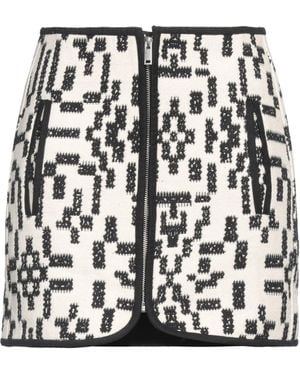 Isabel Marant Cream Mini Skirt Cotton, Polyester, Viscose - Black