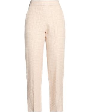 Agnona Sand Pants Linen, Wool - Natural