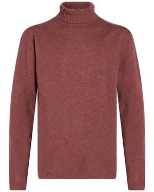 Daniele Fiesoli Turtleneck Merino Wool - Red