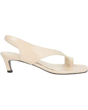 TOTEME Cream Thong Sandal Leather - Natural