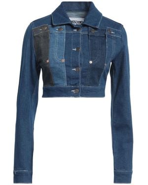 Moschino Denim Outerwear Cotton, Elastane - Blue