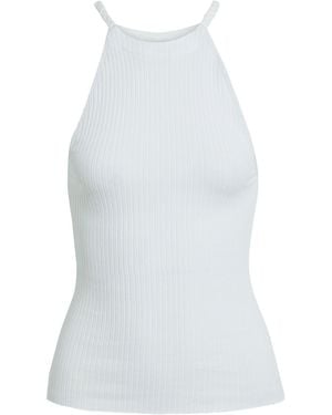 The Range Top Cotton, Elastane - White