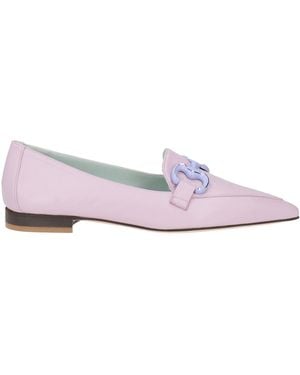POESIE VENEZIANE Lilac Loafers Leather - Pink