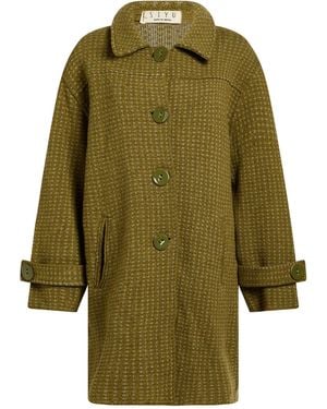 Siyu Coat Merino Wool - Green