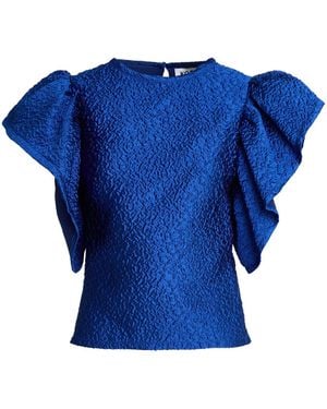 Koche Top Polyester, Polyamide, Silk - Blue