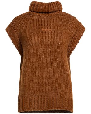 DISCLAIMER Turtleneck Acrylic, Wool, Pbt - Brown