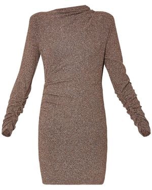 Liu Jo Robe midi - Marron