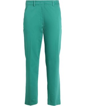 Weekend by Maxmara Trousers Cotton, Elastane - Green