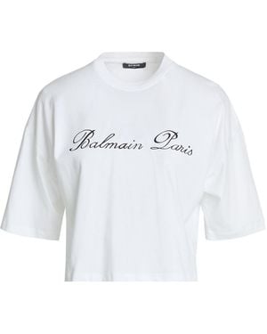 Balmain T-Shirts - Weiß