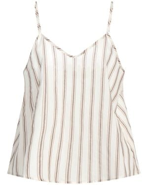 Shirtaporter Top Cotton, Viscose, Lurex - White