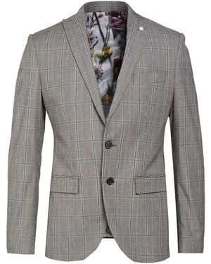 Luigi Bianchi Blazer Cotton, Lycra - Gray