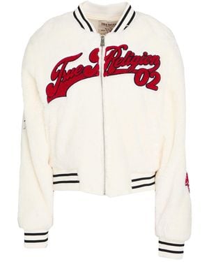 TRUE RELIGION Shearling & Teddy - White