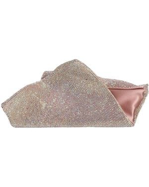 Benedetta Bruzziches Clutch Textile Fibers - Gray