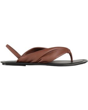 Loulou de Saison Thong Sandal Leather - Brown