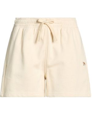 Maison Kitsuné Shorts & Bermuda Shorts Cotton - Natural