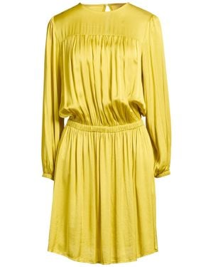 ViCOLO Lime Midi Dress Viscose - Yellow