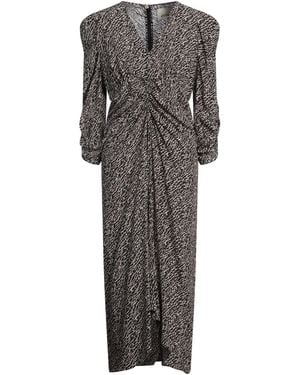 Isabel Marant Maxi Dress Silk, Elastane - Grey