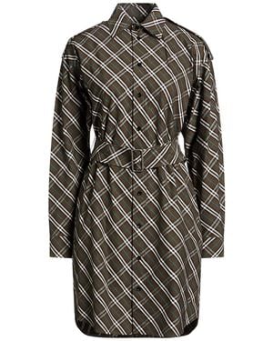 Burberry Khaki Mini Dress Cotton - Grey