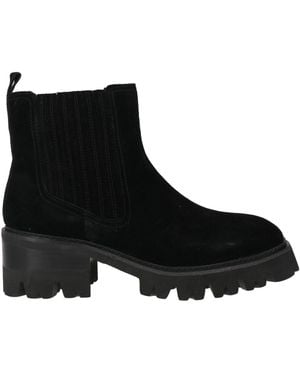 Alma En Pena. Ankle Boots Leather - Black