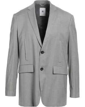PT Torino Blazer Virgin Wool, Viscose, Elastane - Gray
