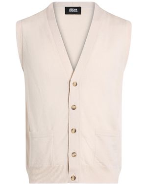 Alpha Studio Cardigan - Natural
