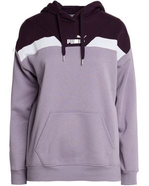 PUMA Sweatshirt Cotton, Polyester, Elastane - Purple