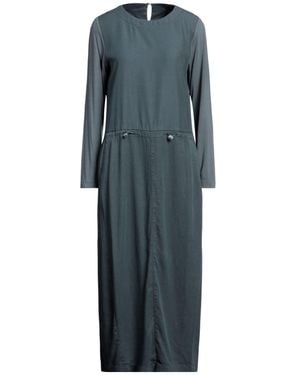 European Culture Midi Dress - Blue