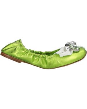 Casadei Ballet Flats - Green