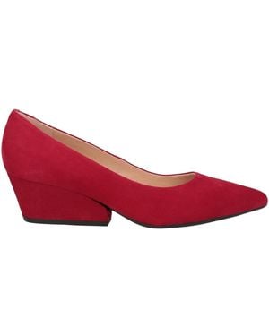 Unisa Brick Pumps Leather - Red