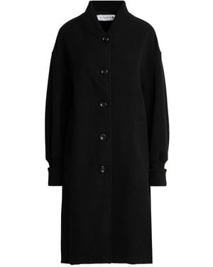 Shirtaporter Coat Polyester, Viscose, Wool - Black