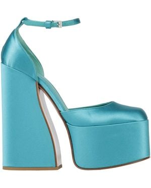 Le Silla Pumps Textile Fibers - Blue