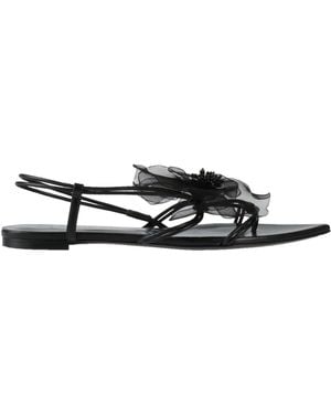 Nensi Dojaka Thong Sandal Leather - White
