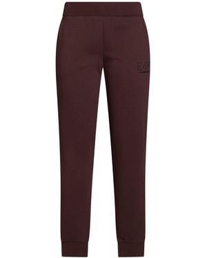EA7 Trousers Cotton, Polyester, Elastane - Purple