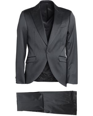 Tombolini Suit Wool, Polyester, Elastane - Black