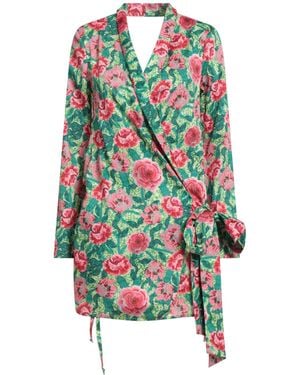 Pink Memories Mini Dress Cotton - Green