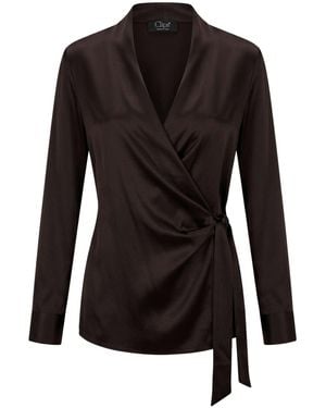 Clips Top Acetate, Viscose - Black