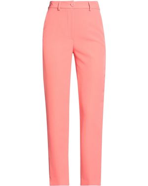 Hanita H Couture Pants Polyester, Elastane - Pink