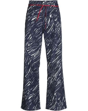 Marni Pants Cotton, Elastane - Blue