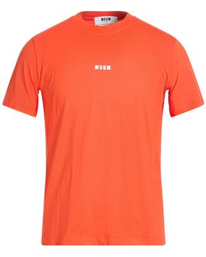 MSGM T-Shirts - Orange