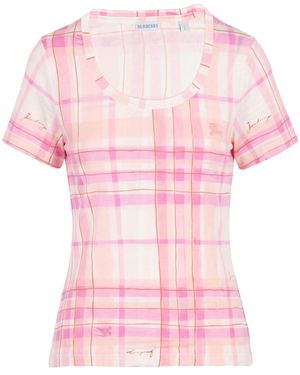 Burberry T-Shirt Viscose - Pink