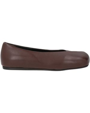 Vic Matié Ballet Flats Leather - Brown