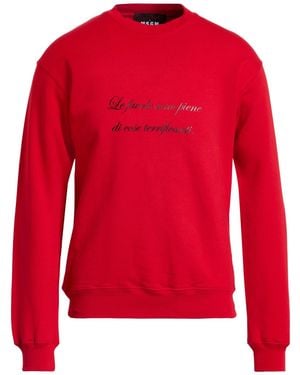 MSGM Sweatshirts - Red