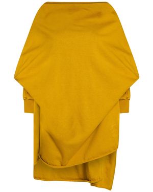 Rick Owens Mustard Sweatshirt Cotton - Yellow